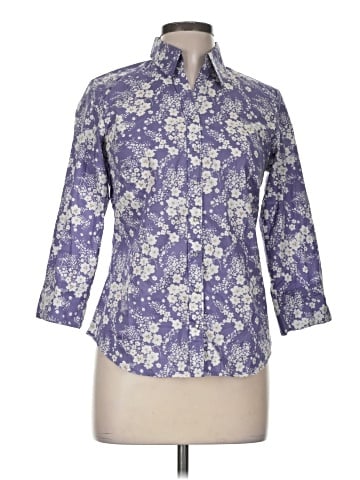 Columbia 3/4 Sleeve Button-Down Shirt (view 1)
