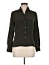 Talbots Green Long Sleeve Silk Top Size 6 - photo 1