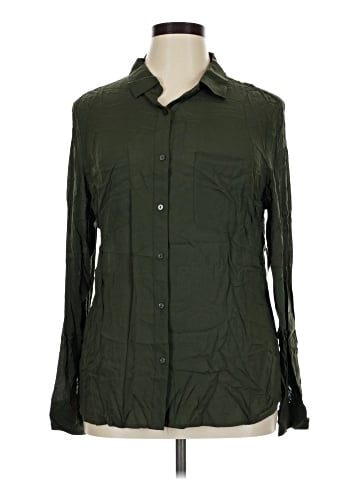 a.n.a. A New Approach Long Sleeve Button-Down Shirt (view 1)