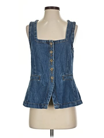 Ann Taylor LOFT Denim Vest (view 1)