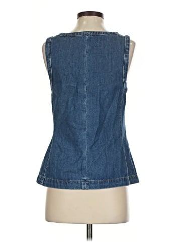 Ann Taylor LOFT Denim Vest (view 2)