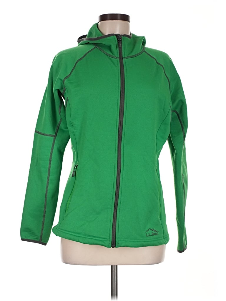 Pre-owned L.l.bean Track Jacket In Green