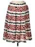 J.Crew 100% Polyester Print Red Casual Skirt Size 10 - photo 1