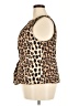 Cider 100% Polyester Animal Print Gold Vest Size 2X - photo 5