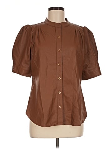 DKNY Short Sleeve Blouse (view 1)