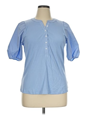 Nine West Short Sleeve Blouse (view 1)