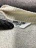 Double Zero Stripes Ivory Pullover Sweater Size L - photo 7