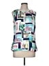 Talbots Blue Sleeveless Blouse Size M - photo 1