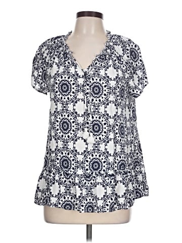 St. John's Bay Short Sleeve Blouse (view 1)
