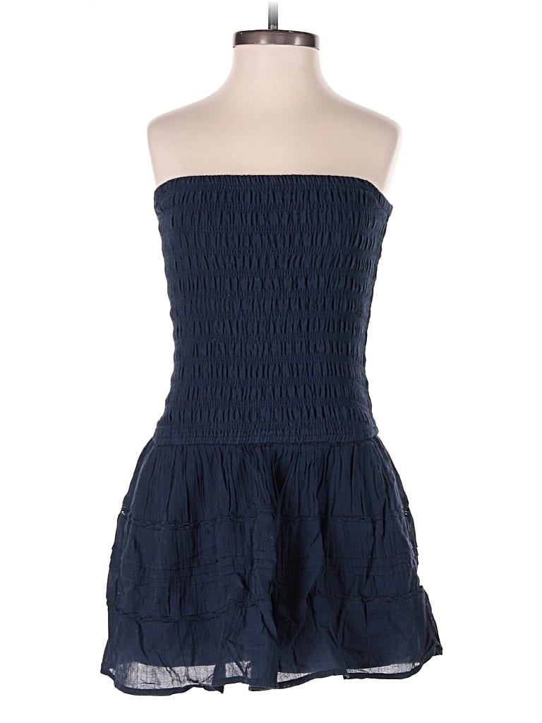 Pre-owned Hollister Romper In Blue