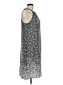 Perceptions Stars Gray Casual Dress Size L - photo 4