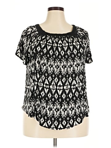Faded Glory Short Sleeve Blouse (view 1)