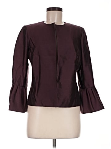 Teri Jon by Rickie Freeman Silk Cardigan (view 1)