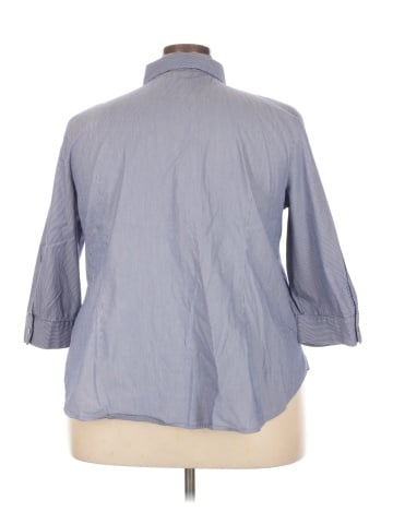 Worthington 3/4 Sleeve Button-Down Shirt (view 2)