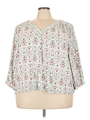 St. John's Bay 3/4 Sleeve Blouse (view 1)