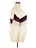 IRO Color Block Ivory Wool Pullover Sweater Size 18 - photo 4