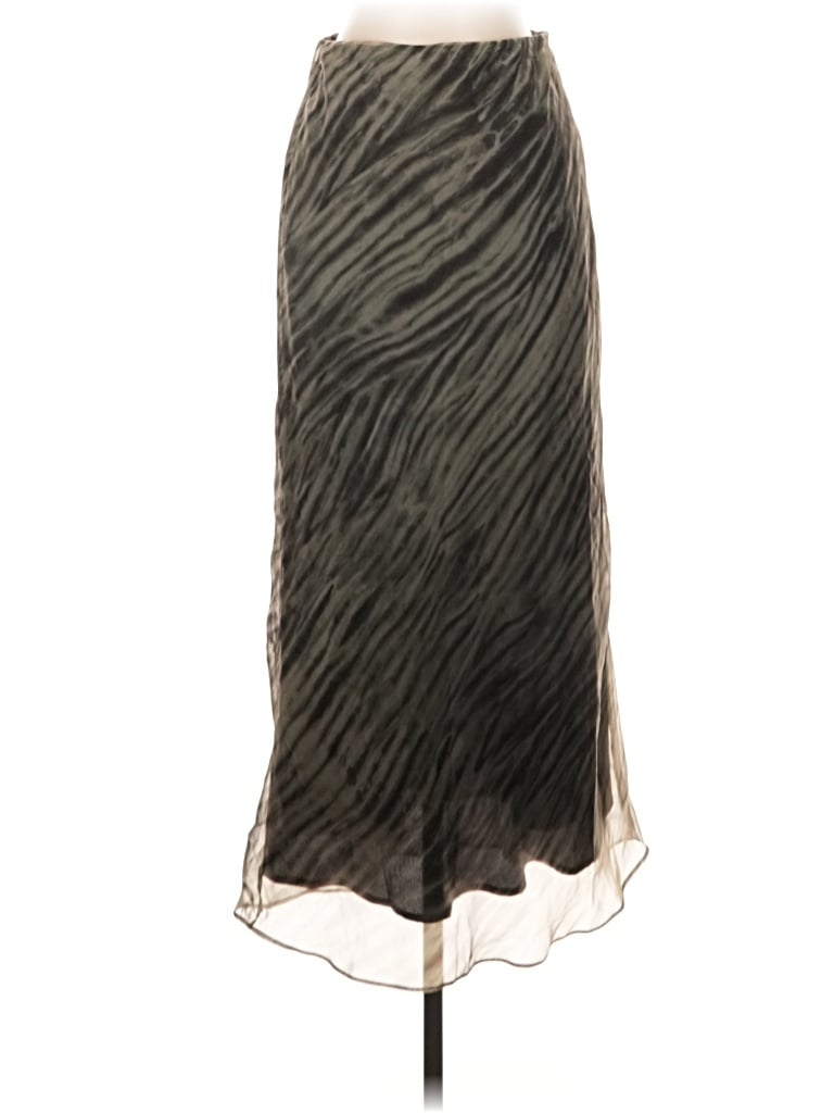 Pre-owned Mng Formal Skirt In Silver