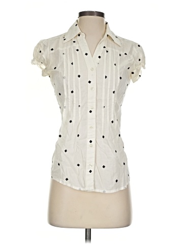 Mango Short Sleeve Blouse (view 1)