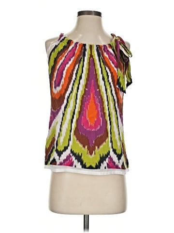 Trina Turk Sleeveless Silk Top (view 1)