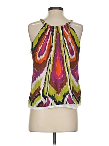 Trina Turk Sleeveless Silk Top (view 2)