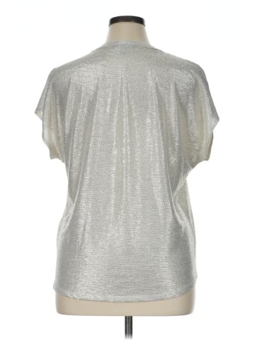 INC International Concepts Short Sleeve Blouse (view 2)