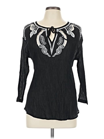 DKNY Jeans Long Sleeve Blouse (view 1)