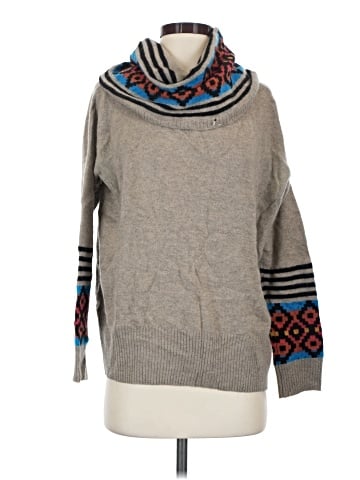 Aqua Cashmere Pullover Sweater (view 1)