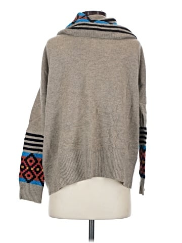 Aqua Cashmere Pullover Sweater (view 2)