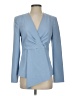 Tahari by ASL Solid Blue Blazer Size 2 - photo 1