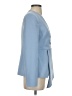 Tahari by ASL Solid Blue Blazer Size 2 - photo 4