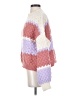 Debut 100% Polyester Color Block Pink Pullover Sweater Size XS - photo 5