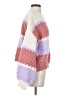 Debut 100% Polyester Color Block Pink Pullover Sweater Size XS - photo 4