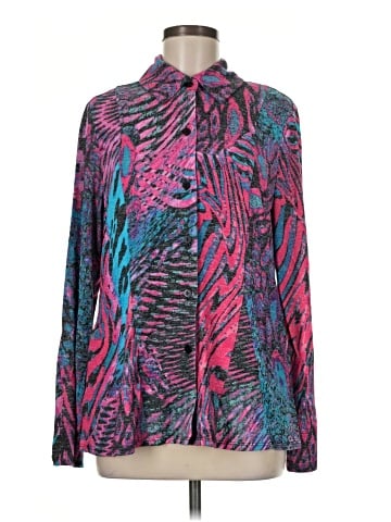 Attitudes by Renee Long Sleeve Blouse (view 1)