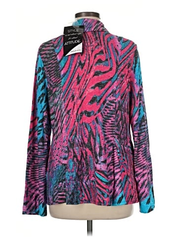 Attitudes by Renee Long Sleeve Blouse (view 2)