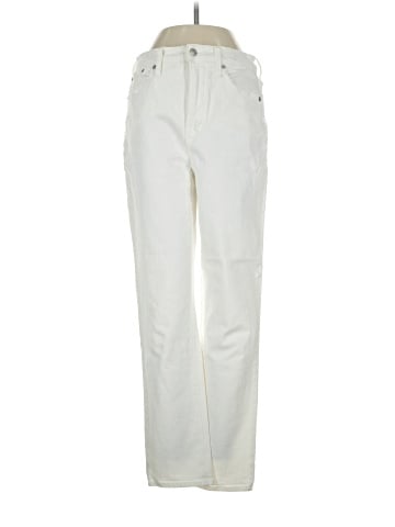 Madewell The High-Rise Perfect Vintage Jean in Tile White (view 1)