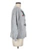 Talbots Floral Gray Pullover Sweater Size M - photo 4