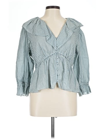 Gap 3/4 Sleeve Button-Down Shirt (view 1)