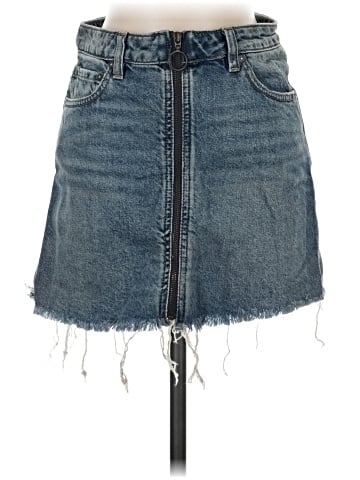 We the Free Denim Skirt (view 1)