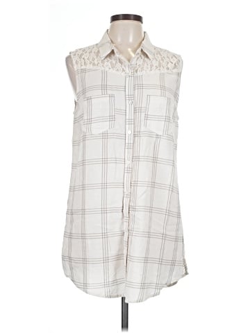 Wild Pearl Sleeveless Button-Down Shirt (view 1)