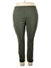 Express Solid Green Active Pants Size XXL - photo 1