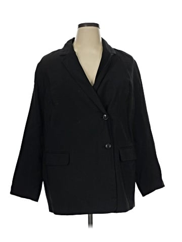 Madewell The Plus Relaxed Blazer in Softdrape (view 1)