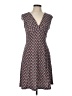 En Focus Studio Print Brown Casual Dress Size 12 - photo 1