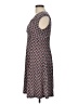 En Focus Studio Print Brown Casual Dress Size 12 - photo 5