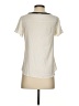 Ann Taylor 100% Polyester Ivory Short Sleeve Blouse Size XS (petite) - photo 2