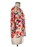 JM Collection Floral Yellow Orange 3/4 Sleeve Blouse Size M (petite) - photo 4