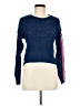No Comment Color Block Blue Pullover Sweater Size M - photo 1