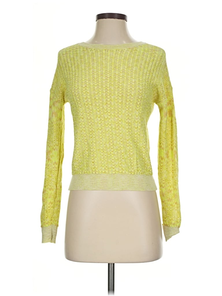 Pre-owned Abound Pullover Sweater In Yellow