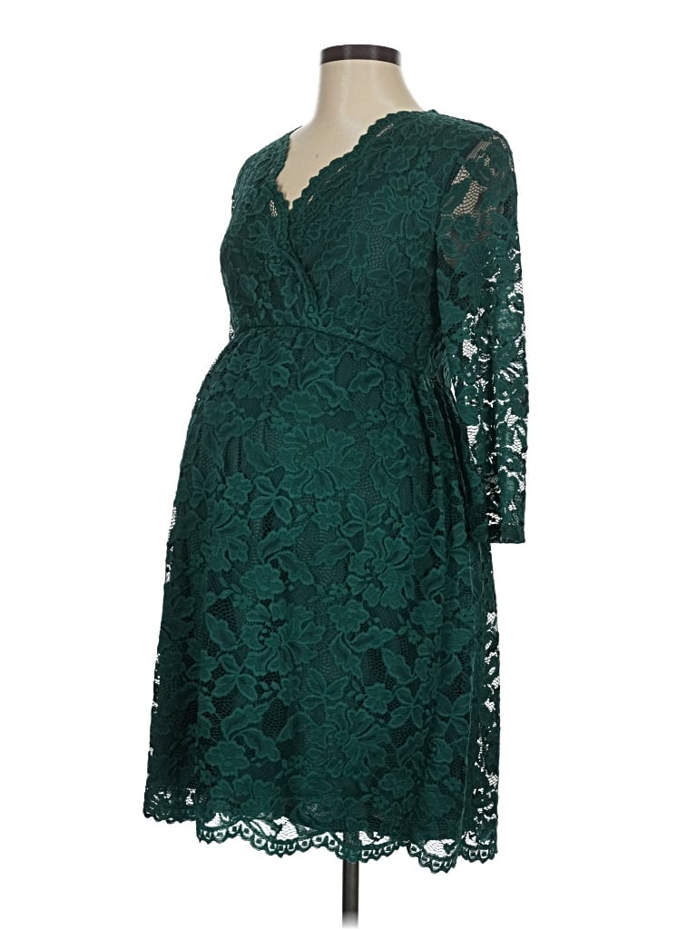 Pre-owned Pink Blush Cocktail Dress In Green