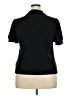 CeCe Black Short Sleeve Polo Size 2X - photo 2
