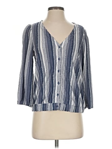 Pale Sky 3/4 Sleeve Blouse (view 1)